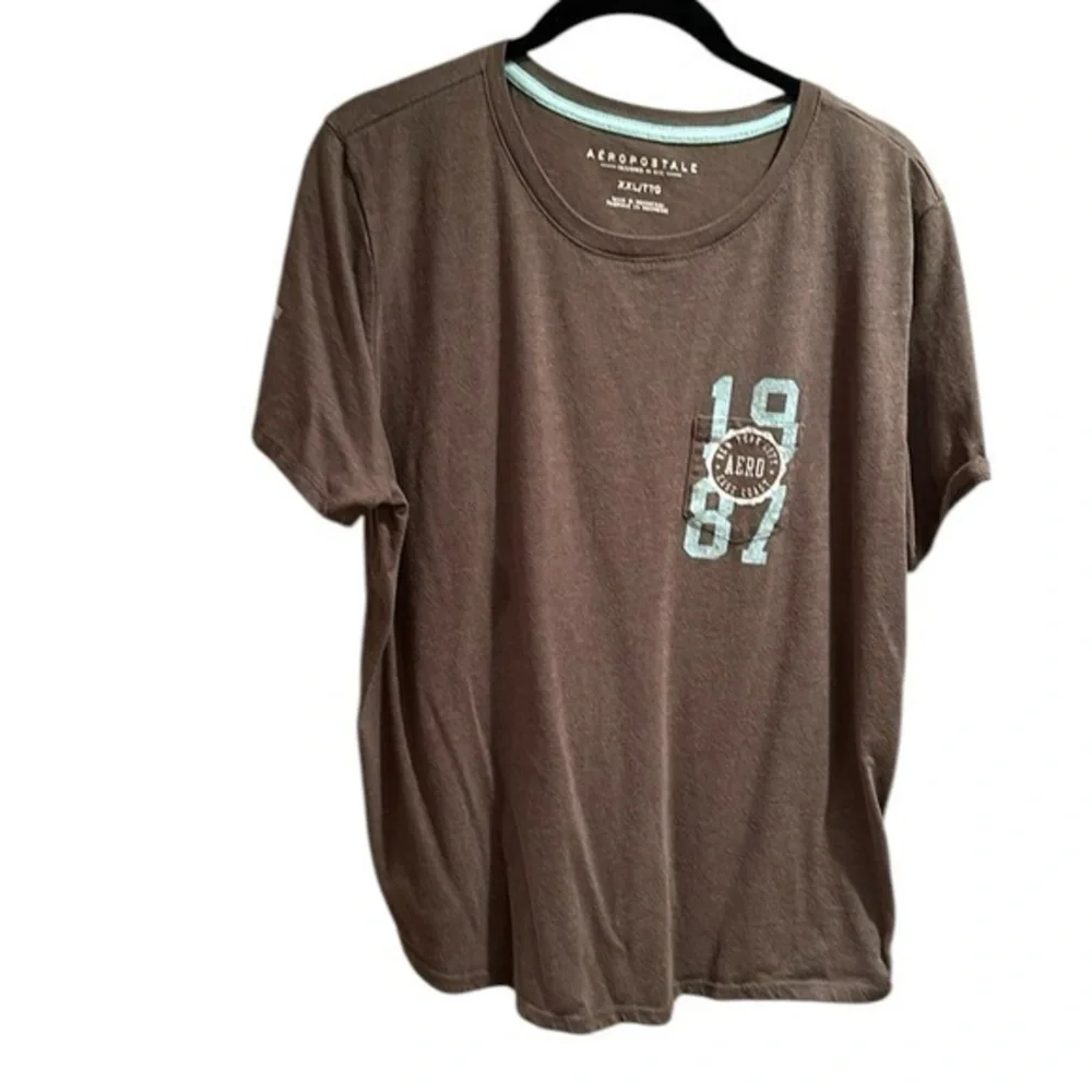 Aeropostale Green graphic short sleeved T-shirt Size XXL